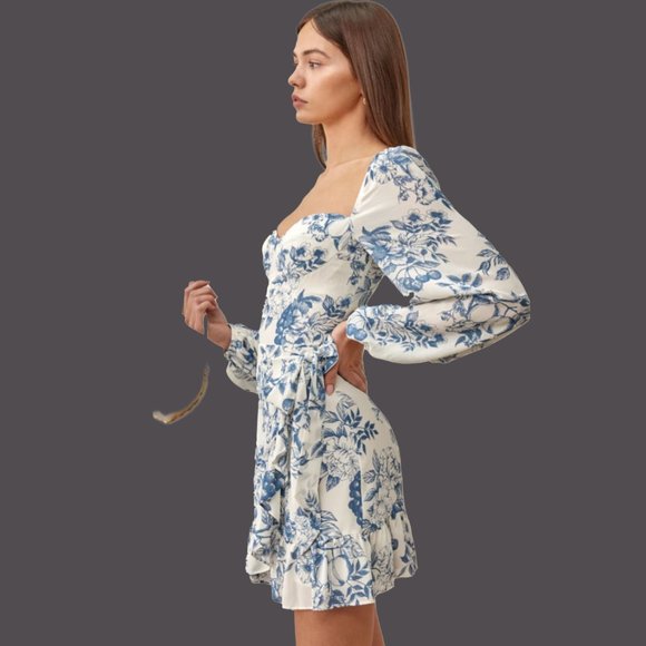 🔔LAST ONE💕Reformation Cammi Dress in Corsica - Picture 5 of 13